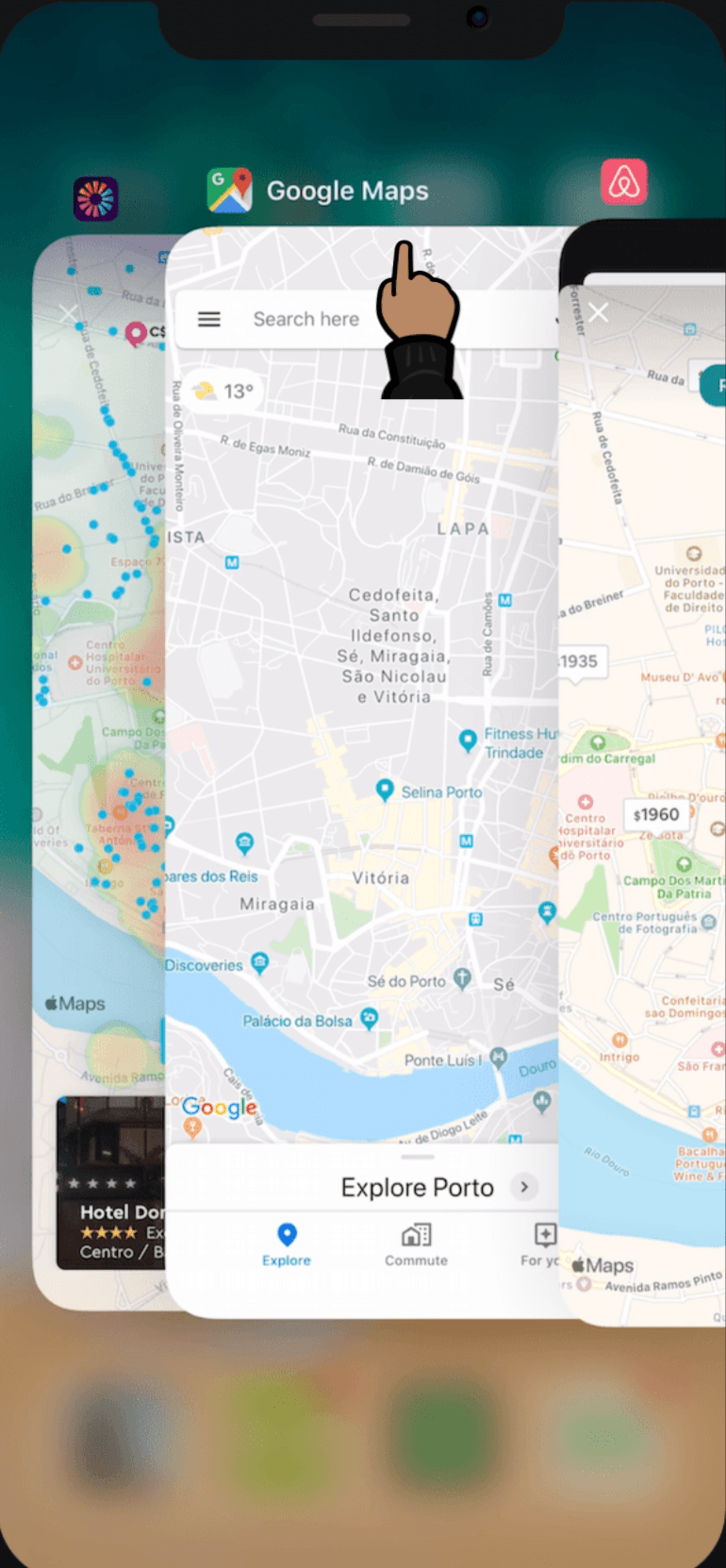 Airbnb 지도 화면