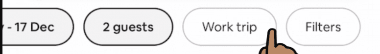 Airbnb 출장 필터
